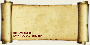 Danica Simjanović vizit kartica